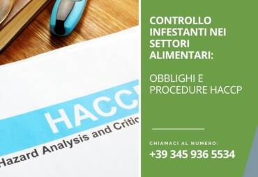 Controllo infestanti nei settori alimentari: obblighi e procedure HACCP