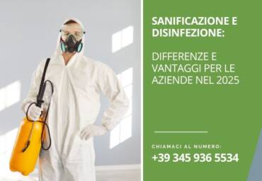 Sanificazione e Disinfezione: Differenze e Vantaggi per le Aziende nel 2025