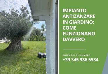 Impianto antizanzare in giardino: come funzionano davvero
